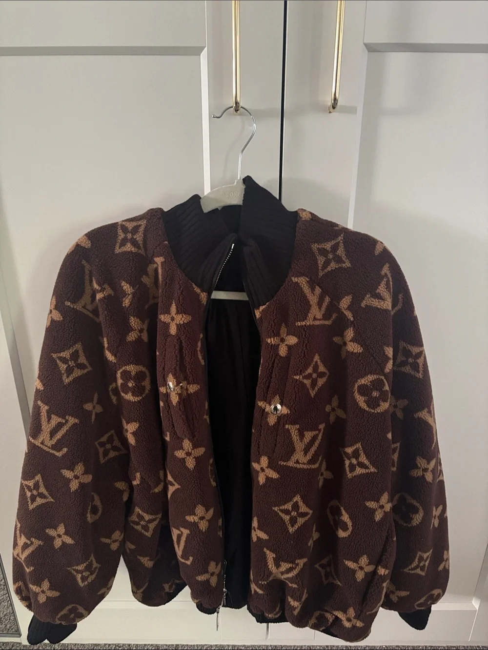 Louis Vuitton Brown Monogram Teddy Jacket